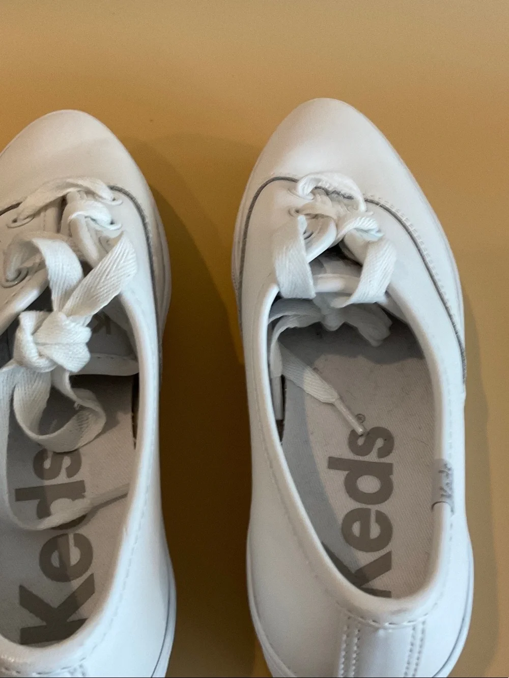 Keds White Platform Canvas Sneaker